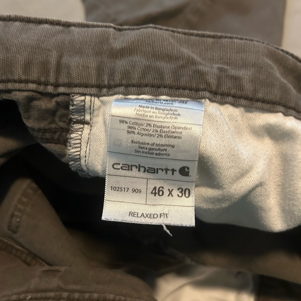 Carhartt pants size 46 x 30